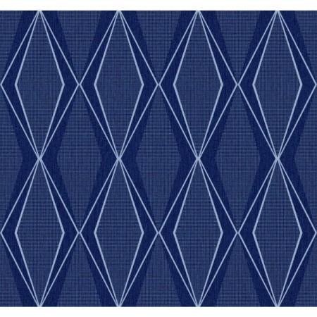 Discontinued York Wallpaper ST6006 - blue diamond pattern
