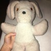Identifying an Old Stuffed Animal - pink and white stuffed dog