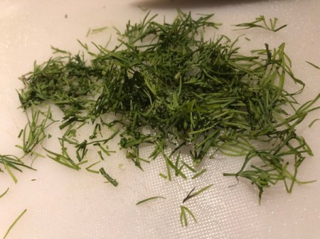 chopped dill