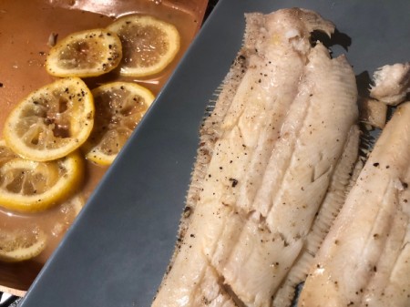 cooked Fish on platter