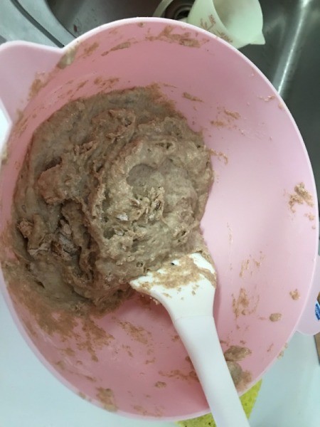 mixing wet and dry ingredients