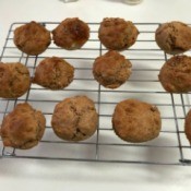 baked Muffins on wire racks
