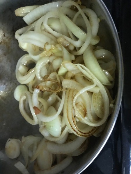 browned onions
