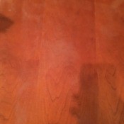 Repairing Water Damage to a Wood Table - whitish light spots on the table