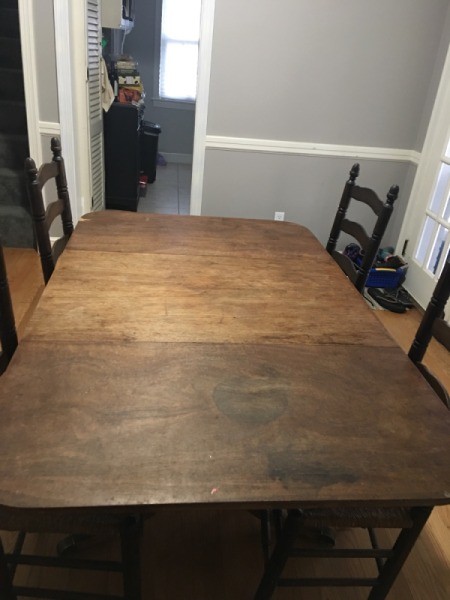 Value of an Antique Drop Leaf Table
