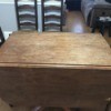 Value of an Antique Drop Leaf Table - medium wood table with drop leaves