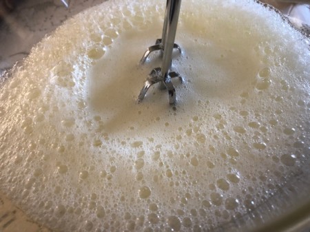 whipping egg whites