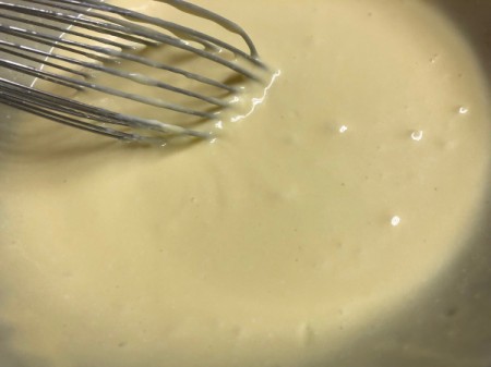 whisking batter