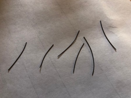 "Bee Mine" Clothespin Craft - pieces of wire cut to make antennae