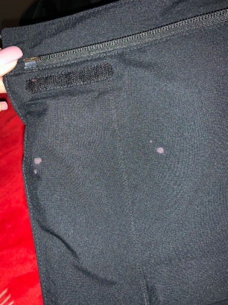 Removing Nail Polish On Acrylic and Waterproof Materials - spots of nail polish