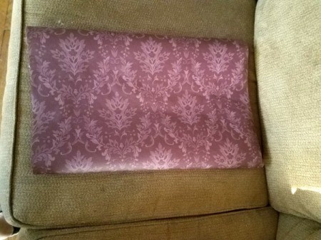 Finding Discontinued S. A. Maxwell Wallpaper - dusty rose and darker rose/purple wallpaper