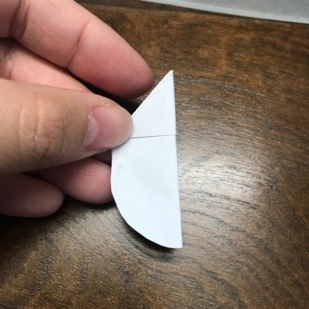 Valentine's Day Paper Craft Card - folded in half