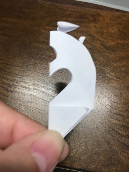 Valentine's Day Paper Craft Card - cut outs