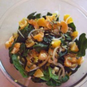 Spinach Orange Salad with Pumpkin Seeds