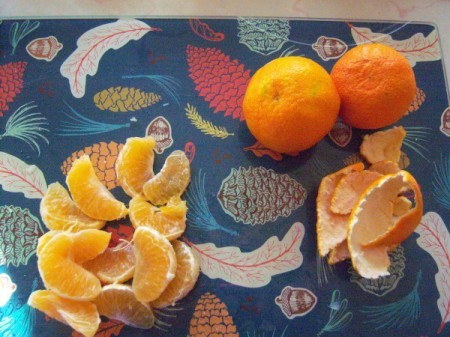 separated oranges