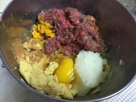 all ingredients in bowl