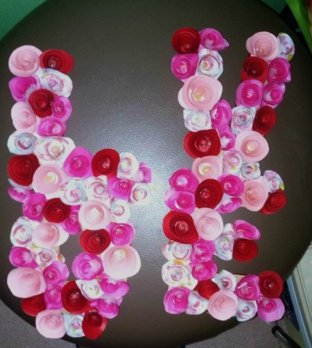 Floral "LOVE" Valentine Decoration