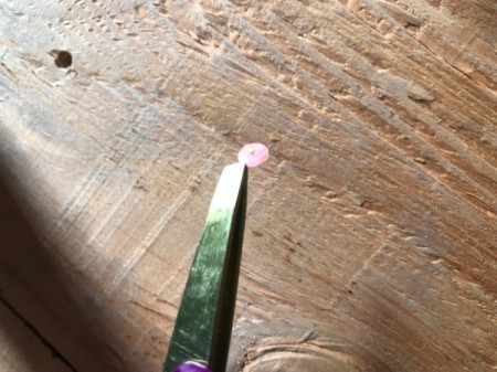 "Giving You All My Love" Octopus - add glue to the outer side of a sequin