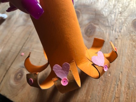 "Giving You All My Love" Octopus - glue the hearts to the ends of the legs