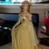 Identifying a Leonardo Collection Figurine - woman wearing a long butter yellow dress and matching hat