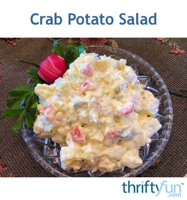 Crab Potato Salad ThriftyFun