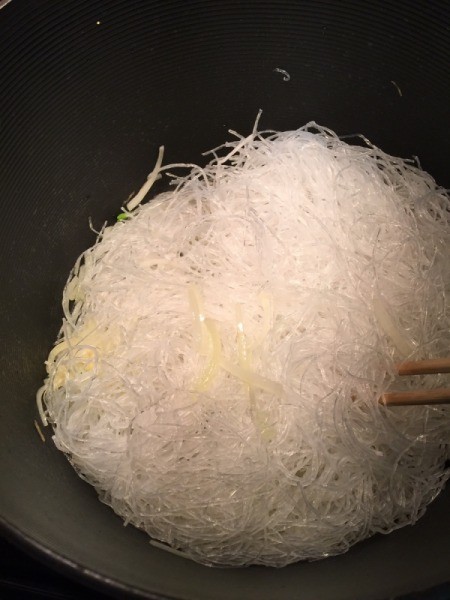 Glass Noodles in pan