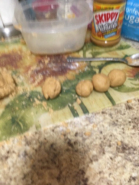 rolled Peanut Butter Balls