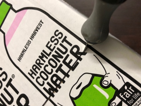 Recycled Cardboard Box Valentine's Day Mailbox - cut with your craft knife