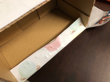 Recycled Cardboard Box Valentine's Day Mailbox - cut to fit and glue in place with a glue stick