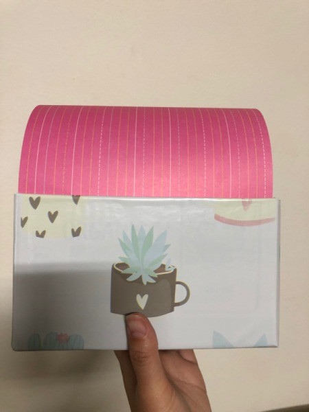 Recycled Cardboard Box Valentine's Day Mailbox - roof