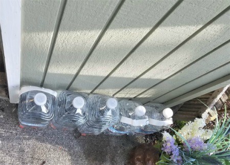 Foam To Fix a Leak in a Store Room