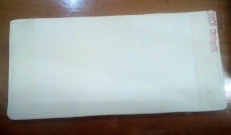 Daily Activity Calendar - place double stick tape to the sides on the back