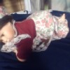 Value of a Knightsbridge Porcelain Doll - doll lying down