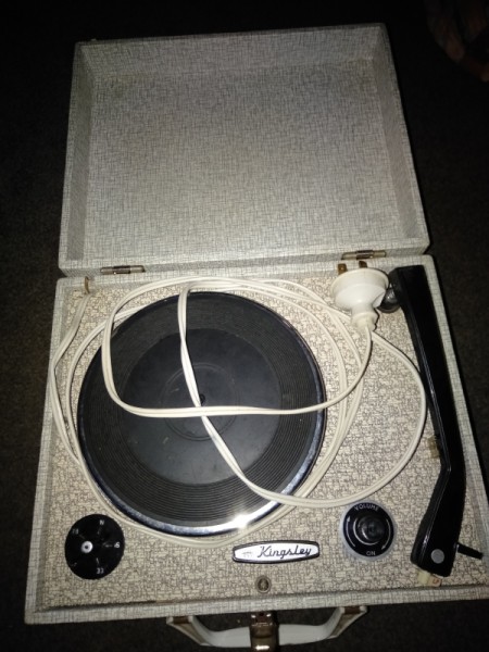 Value of Vintage Kingsley Portable Record Player