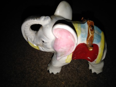 Value of Vintage Figurines - ceramic elephant figurine