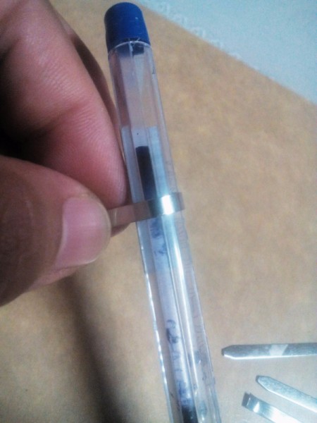 Handcrafted Notebook and Planner - wrap around a pen to form rings