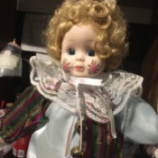 Cleaning a Porcelain and Stuffed Body Doll