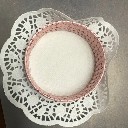 Candy Basket - fold up and stick to the roll