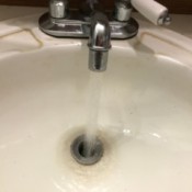 sink overflow drain clogged