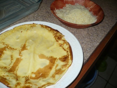 crepe on plate
