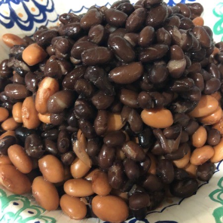 drained beans