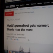 Using Your Computer as a Dictionary - article about permafrost up on screen
