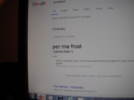 Using Your Computer as a Dictionary - on-line dictionary defining permafrost