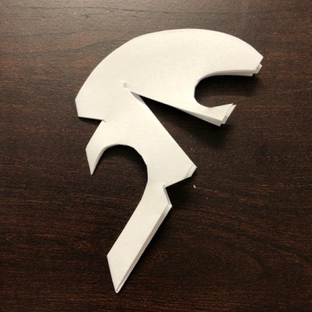 Valentine's Day Decorated Gift Bag - cutting a different design