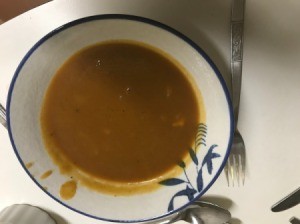 Butternut Squash Soup in bowl