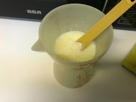 Heavy Cream Substitute in cup