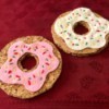 Donut Coasters - two donut shaped coasters