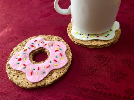 Donut Coasters - ready to use