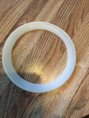 Finding Replacement Gaskets for Canisters - white circular gasket