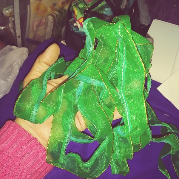 Bath Poufs for Craft Ribbons